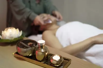 woman salon therapy